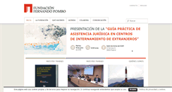 Desktop Screenshot of fundacionpombo.org